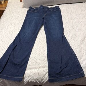 SPANX Dark Blue (Poseidon) Wide Leg Jeans